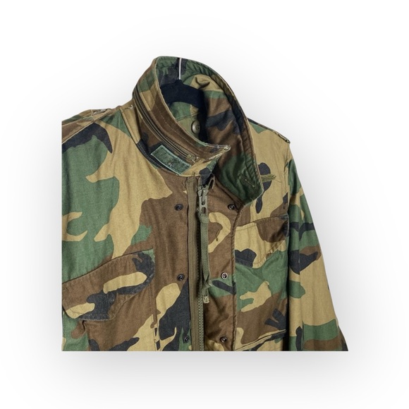 Vintage: Golden Mfg ☮︎︎ Military M65 Field Jacket ☮︎︎ Camoflague Original Issue - Picture 6 of 16